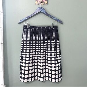 J. Crew Black and White Skirt Size 0